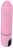 Розовая гладкая коническая вибропуля - 8,5 см. 