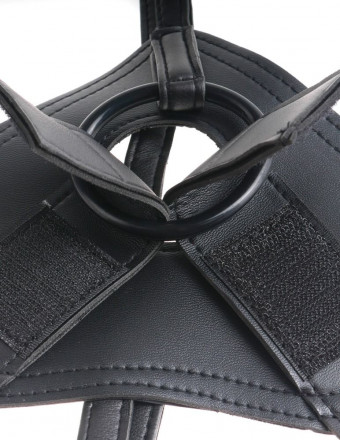 Страпон с телесной насадкой 7  Uncut with Strap on Harness - 18 см. 