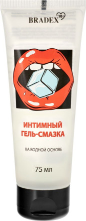 Интимный гель-смазка на водной основе Bradex - 75 мл. 