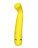 Желтый перезаряжаемый вибратор Raffi - 17,1 см. 