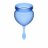 Набор синих менструальных чаш Feel good Menstrual Cup 