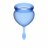 Набор синих менструальных чаш Feel good Menstrual Cup 