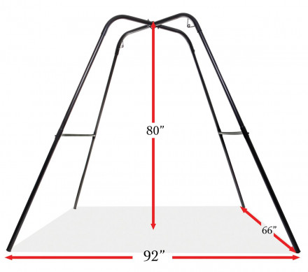 Напольный черный каркас для качелей Swing Stand 