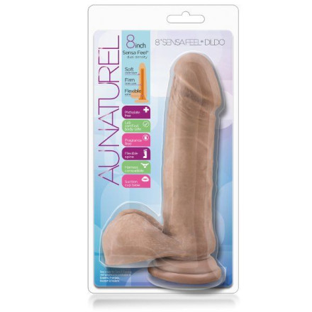 Фаллоимитатор-мулат 8  Sensa Feel Dildo - 20,3 см. 