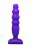 Фиолетовый анальный стимулятор Large Bubble Plug - 14,5 см. 