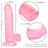 Розовый фаллоимитатор Size Queen 6  - 20,25 см. 