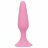 Розовая анальная пробка BEAUTIFUL BEHIND SILICONE BUTT PLUG - 11,4 см. 