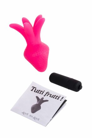 Анальная пробка-ягодка Tutti Frutti - 8,5 см. 