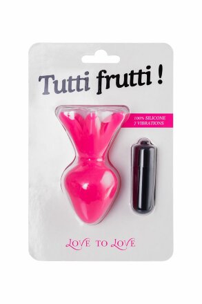 Анальная пробка-ягодка Tutti Frutti - 8,5 см. 