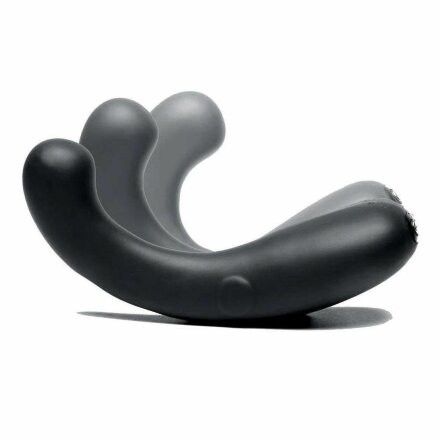 Черный гнущийся вибратор G-Kii G-Spot &amp; Clitoral Vibrator - 23 см. 