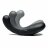 Черный гнущийся вибратор G-Kii G-Spot &amp; Clitoral Vibrator - 23 см. 
