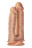 Телесный анально-вагинальный фаллоимитатор Double Penetrator - 19,5 см. 