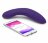 Фиолетовый вибромассажёр We Vibe Rave Purple - 19,3 см. 
