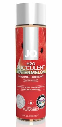 Лубрикант на водной основе с ароматом арбуза JO Flavored Watermelon - 120 мл. 
