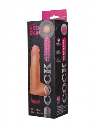 Реалистичный вибромассажёр COCK NEXT 6,6&quot; - 17 см. 