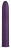Фиолетовый гладкий вибратор Rocket Man - 14 см. 