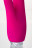 Розовый вибратор с клиторальным стимулятором L&#039;EROINA - 18 см. 