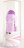 Фиолетовая гелевая насадка с шипами - 13 см.