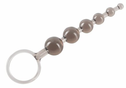 Дымчатая анальная цепочка Anal Beads - 20,5 см. 