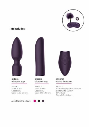 Фиолетовый эротический набор Pleasure Kit №4 