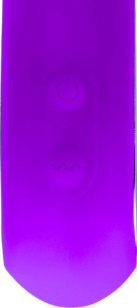 Фиолетовый вибратор-кролик Mrs. Jia - 20 см. 