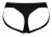 Черные трусики для насадок Heroine Lingerie Harness - size L 