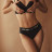 Черные трусики для насадок Heroine Lingerie Harness - size L 