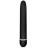 Черный классический вибратор Luxuriate - 17,8 см. 