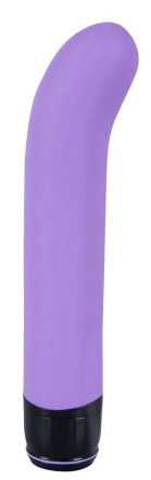 Фиолетовый вибратор G-точки Smile Genius - 20 см. 