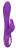 Фиолетовый вибратор-кролик с нагревом Jack Rabbit Signature Heated Silicone Rotating - 21,5 см. 