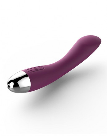 Фиолетовый вибратор Amy - 17 см. 