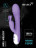 Фиолетовый вибратор-кролик Mrs. Melody - 20 см. 