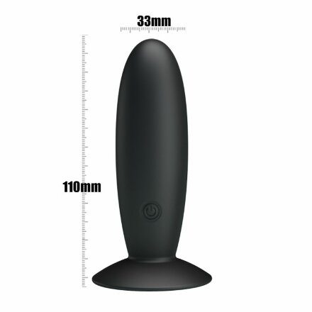 Анальная пробка с вибрацией Butt Plug Massager - 11 см. 