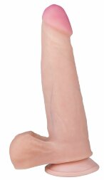 Телесный фаллоимитатор HUMAN COPY 7,3&quot; - 18,5 см.