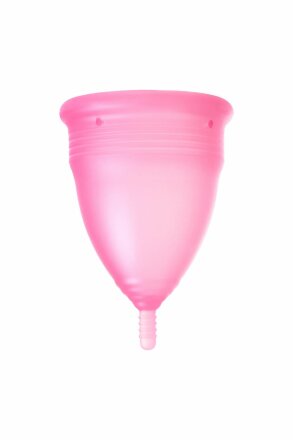 Розовая менструальная чаша - размер S 