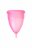 Розовая менструальная чаша - размер S 