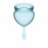 Набор голубых менструальных чаш Feel good Menstrual Cup 