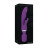Фиолетовый двусторонний вибростимулятор G Motion Rabbit Wand - 25,4 см. 