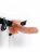 Полый страпон с креплением Vibrating Hollow Strap-On with Balls - 18,9 см. 