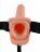 Полый страпон с креплением Vibrating Hollow Strap-On with Balls - 18,9 см. 