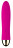 Ярко-розовый вибромассажер Surge - 16,8 см. 