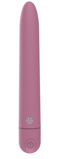 Розовый перезаряжаемый вибратор Haze - 18 см. — 