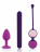 Фиолетовый вибронабор First Vibe Kit 