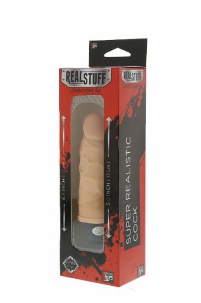 Реалистичный вибратор с венками REALSTUFF 5INCH VIBRATOR - 13 см. 