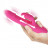 Розовый вибратор Dorothy с функцией поступательных движений - 19,7 см. 