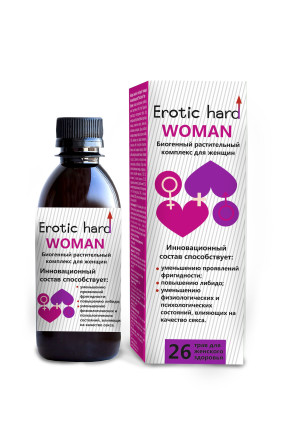 Женский биогенный концентрат для повышения либидо Erotic hard Woman - 250 мл. 