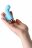 Голубая вибронасадка на палец JOS DANKO для точки G - 9,5 см. 