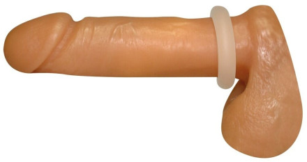 Прозрачное гладкое кольцо Stretchy Cockring 