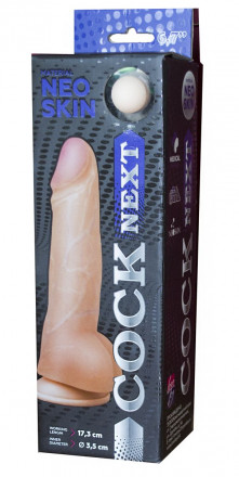 Фаллоимитатор с мошонкой COCK NEXT 6&quot; - 17,3 см. 