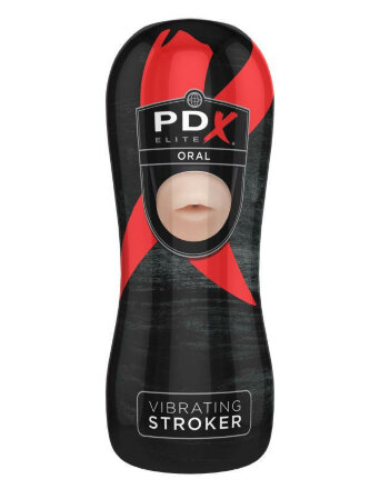 Мастурбатор-ротик Vibrating Oral Stroker 